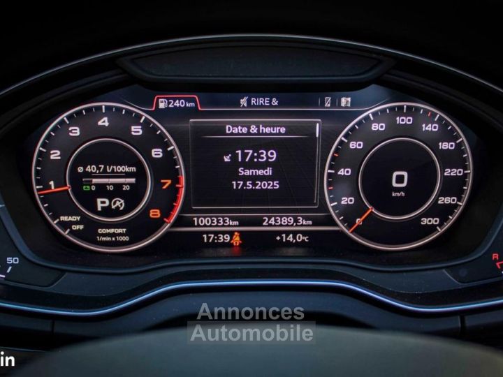 Audi Q5 II 20 TFSi 252 CH AVUS QUATTRO S-TRONIC 7 PACK S-LINE EXTERIEUR 1 ERE MAIN - 11