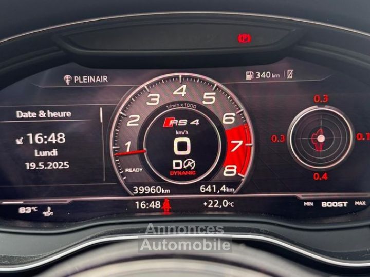 Audi RS4 AVANT 29 TFSI 450ch QUATTRO TIPTRONIC BVA - 14