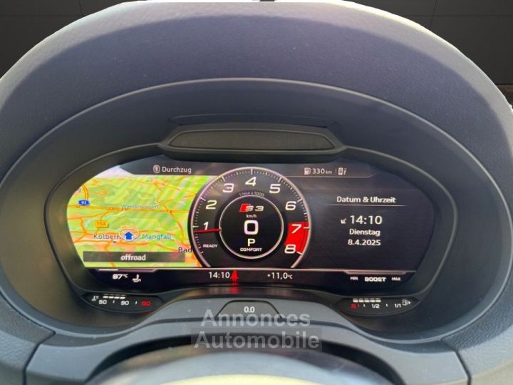 Audi S3 Sportback · 20 TFSI 310ch quattro · Virtual Cockpit · B&amp;O · Magnetic Ride - 11