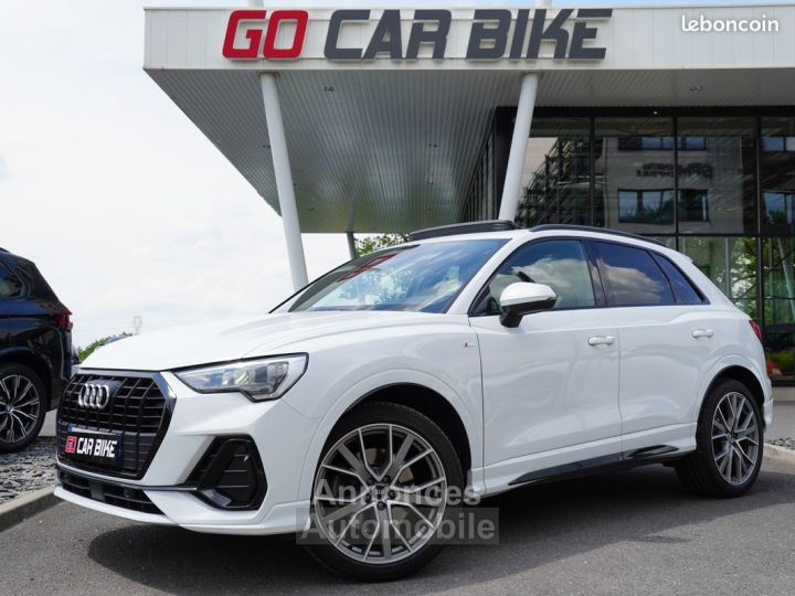Audi Q3 S line 190ch Quattro Garantie 6 ans Toit ouvrant Attelage électrique Grand GPS Europe Caméra de recul 20P 419-mois - 1