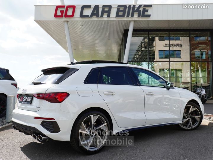 Audi S3 Sportback TFSI 310CH Garantie 6 ans Toit ouvrant panoramique Hayon électrique Sièges cuir chauffants Siège à mémoire Sono Bang & Olufsen 19P 639-mois - 3