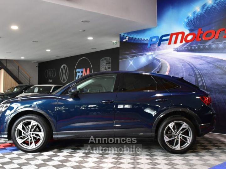 Audi Q3 Sportback S-Line Design Luxe 35 TFSI 150 S-Tronic GPS Virtual ACC Attelage Hayon LED Pré Sense Lane JA 19 Sport - 2