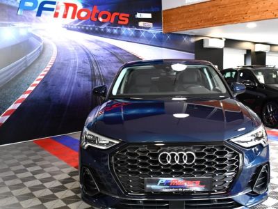Audi Q3 Sportback S-Line Design Luxe 35 TFSI 150 S-Tronic GPS Virtual ACC Attelage Hayon LED Pré Sense Lane JA 19 Sport   - 8