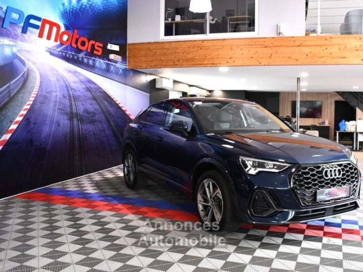 Audi Q3 Sportback S-Line Design Luxe 35 TFSI 150 S-Tronic GPS Virtual ACC Attelage Hayon LED Pré Sense Lane JA 19 Sport - 9
