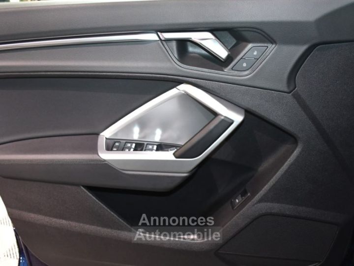 Audi Q3 Sportback S-Line Design Luxe 35 TFSI 150 S-Tronic GPS Virtual ACC Attelage Hayon LED Pré Sense Lane JA 19 Sport - 25