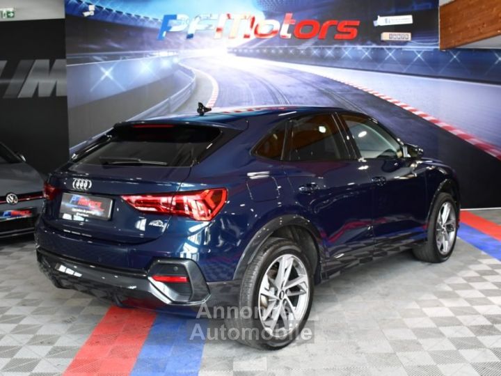 Audi Q3 Sportback S-Line Design Luxe 35 TFSI 150 S-Tronic GPS Virtual ACC Attelage Hayon LED Pré Sense Lane JA 19 Sport - 36