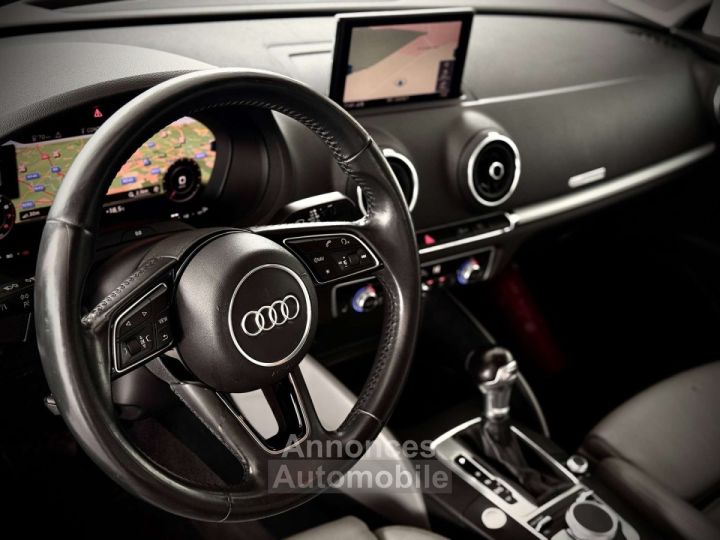 Audi A3 Sportback 15TFSI SPORT 1ERPRO COCKPIT CAMERA CUIR - 12