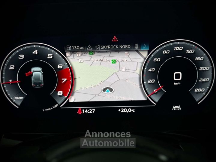 Audi A3 Sportback 10 TFSI S-LINE 1ERPRO COCKPIT CUIR PDC - 12