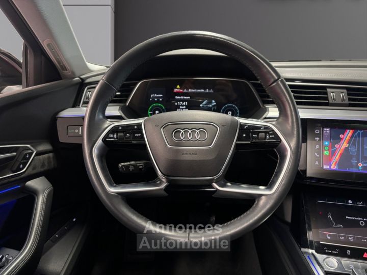 Audi e-tron 55 quattro 408 ch Avus Extended GARANTIE / TOIT OUVRANT/360°/BANG OLUFSEN 3D/CUIR CHAUFFANTS AV-AR - 14