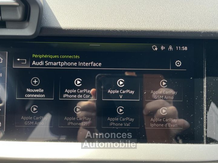 Audi A3 Sportback 15 35 TFSI 150 BV S-Tronic 7 S-line GARANTIE 12 MOIS - 9