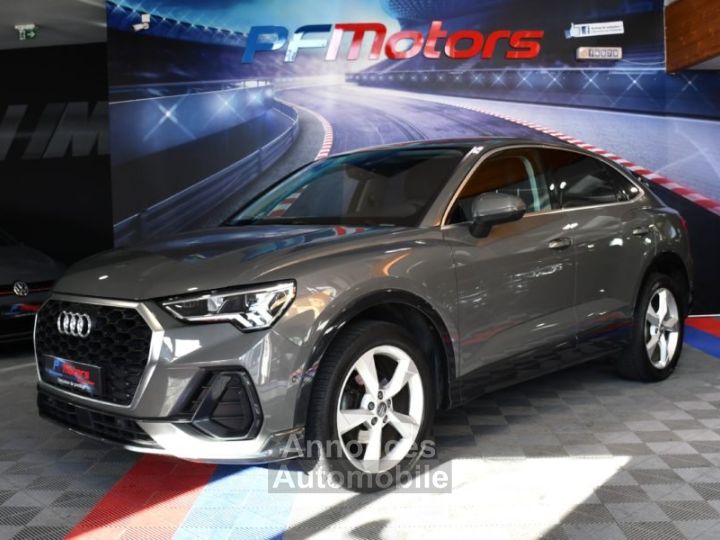 Audi Q3 Sportback S-Line Design Luxe 35 TDI 150 S-Tronic GPS Vebasto Virtuyal Hayon Attelage LED Caméra ACC Pré Sense JA 19 - 1