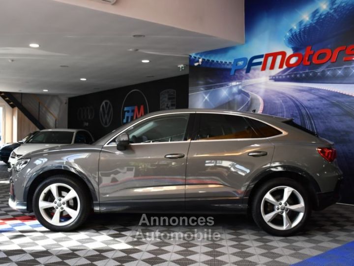 Audi Q3 Sportback S-Line Design Luxe 35 TDI 150 S-Tronic GPS Vebasto Virtuyal Hayon Attelage LED Caméra ACC Pré Sense JA 19 - 2