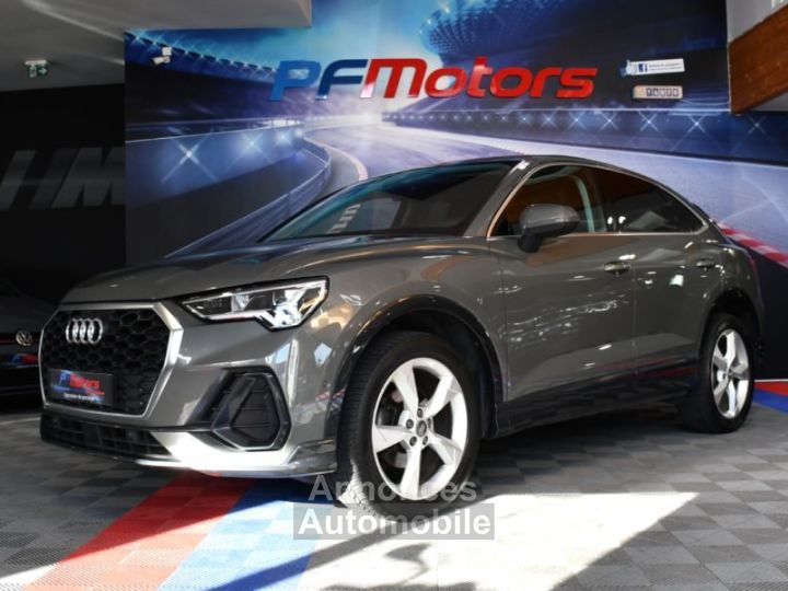 Audi Q3 Sportback S-Line Design Luxe 35 TDI 150 S-Tronic GPS Vebasto Virtuyal Hayon Attelage LED Caméra ACC Pré Sense JA 19 - 6