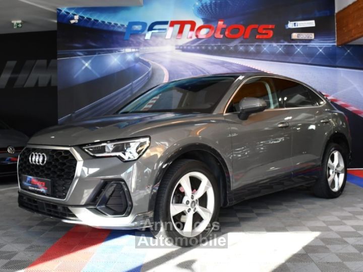 Audi Q3 Sportback S-Line Design Luxe 35 TDI 150 S-Tronic GPS Vebasto Virtuyal Hayon Attelage LED Caméra ACC Pré Sense JA 19 - 7