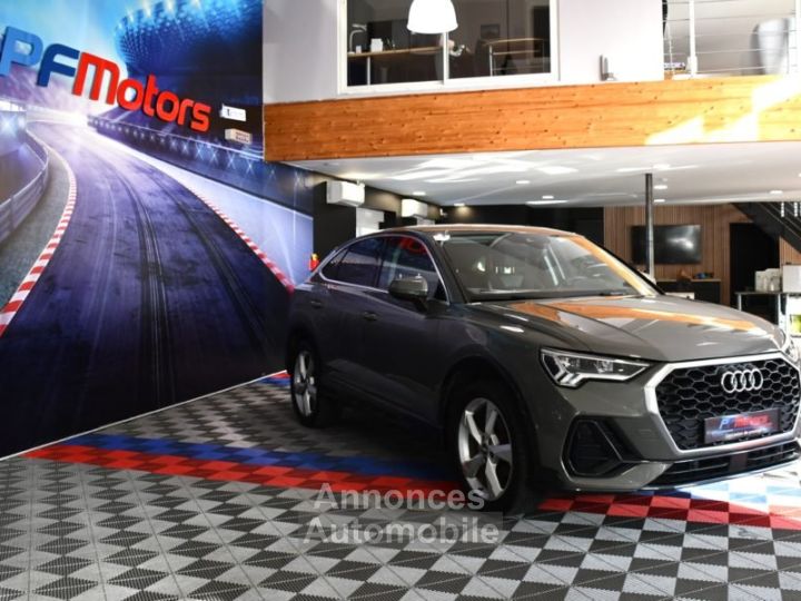 Audi Q3 Sportback S-Line Design Luxe 35 TDI 150 S-Tronic GPS Vebasto Virtuyal Hayon Attelage LED Caméra ACC Pré Sense JA 19 - 9