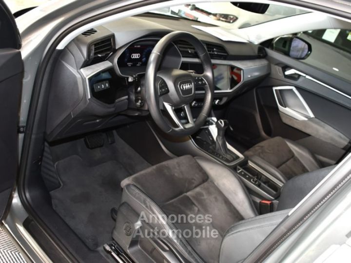 Audi Q3 Sportback S-Line Design Luxe 35 TDI 150 S-Tronic GPS Vebasto Virtuyal Hayon Attelage LED Caméra ACC Pré Sense JA 19 - 11