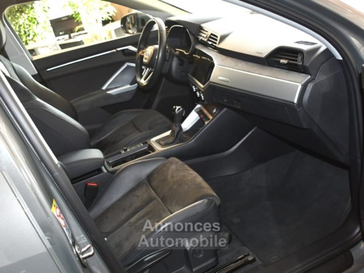 Audi Q3 Sportback S-Line Design Luxe 35 TDI 150 S-Tronic GPS Vebasto Virtuyal Hayon Attelage LED Caméra ACC Pré Sense JA 19 - 20