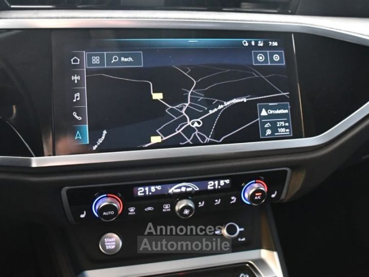 Audi Q3 Sportback S-Line Design Luxe 35 TDI 150 S-Tronic GPS Vebasto Virtuyal Hayon Attelage LED Caméra ACC Pré Sense JA 19 - 25