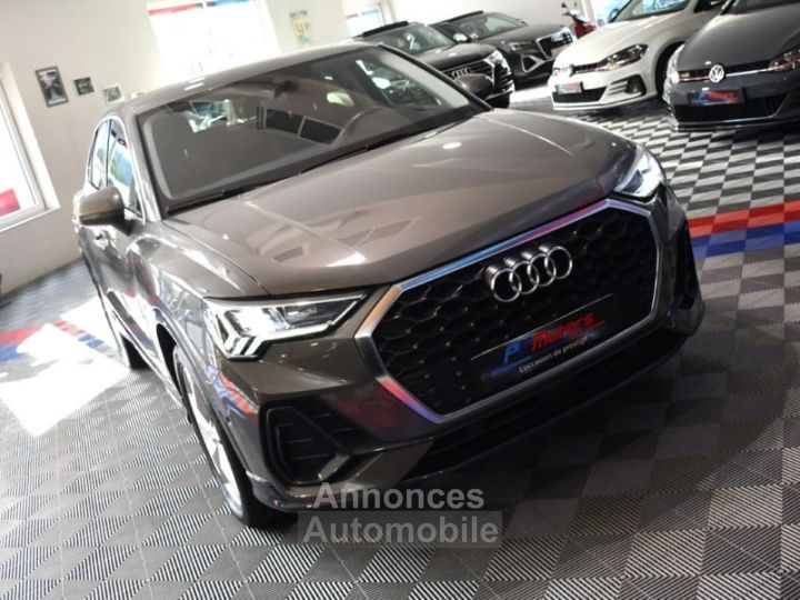 Audi Q3 Sportback S-Line Design Luxe 35 TDI 150 S-Tronic GPS Vebasto Virtuyal Hayon Attelage LED Caméra ACC Pré Sense JA 19 - 30