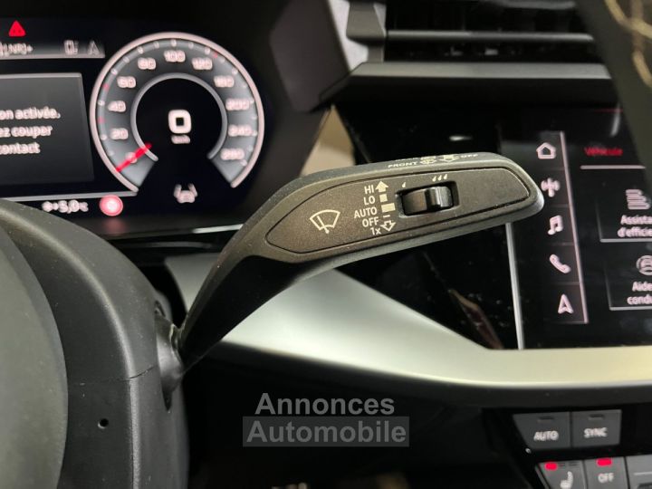 Audi A3 Sportback 30 TDI S LINE SUIVI COMPLET - VIRTUAL COCKPIT - ACC - 18