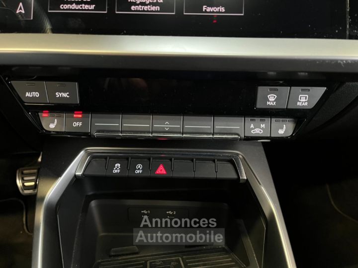Audi A3 Sportback 30 TDI S LINE SUIVI COMPLET - VIRTUAL COCKPIT - ACC - 28