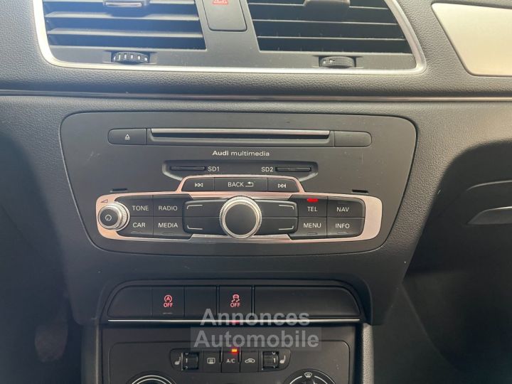 Audi Q3 20 TDI 120 - DEMARRAGE SANS CLE - SIEGES CHAUFFANTS - RADAR DE RECUL - GPS - 22