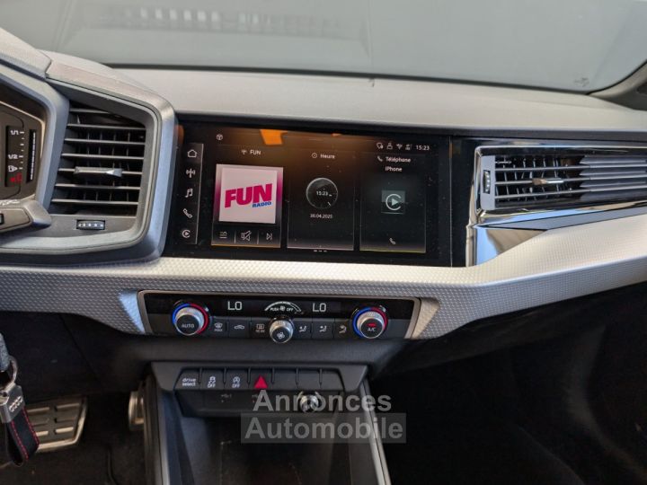 Audi A1 Sportback 35 TFSI S-Line S-Tronic 1ère main - VIRTUAL COCKPIT - CARPLAY - 16