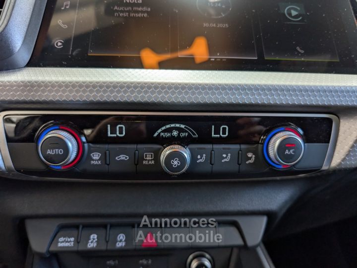 Audi A1 Sportback 35 TFSI S-Line S-Tronic 1ère main - VIRTUAL COCKPIT - CARPLAY - 21