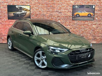 Audi A3 Sportback ( 8Y ) 20 TDI 150 cv S-LINE 35-TDI 35TDI S LINE VERT DISTRIC FULL OPTIONS IMMAT FRANCAISE   - 1