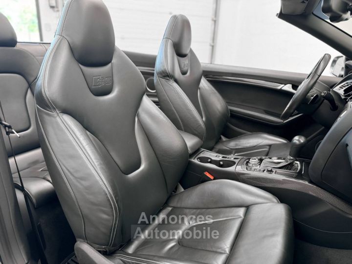 Audi S5 Cabriolet 30 V6 TFSI 333 quattro S tronic 7 entretien à jour - bang Olufsen - siège sport - 14