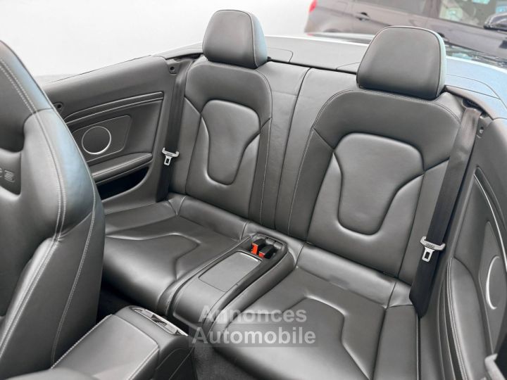 Audi S5 Cabriolet 30 V6 TFSI 333 quattro S tronic 7 entretien à jour - bang Olufsen - siège sport - 16