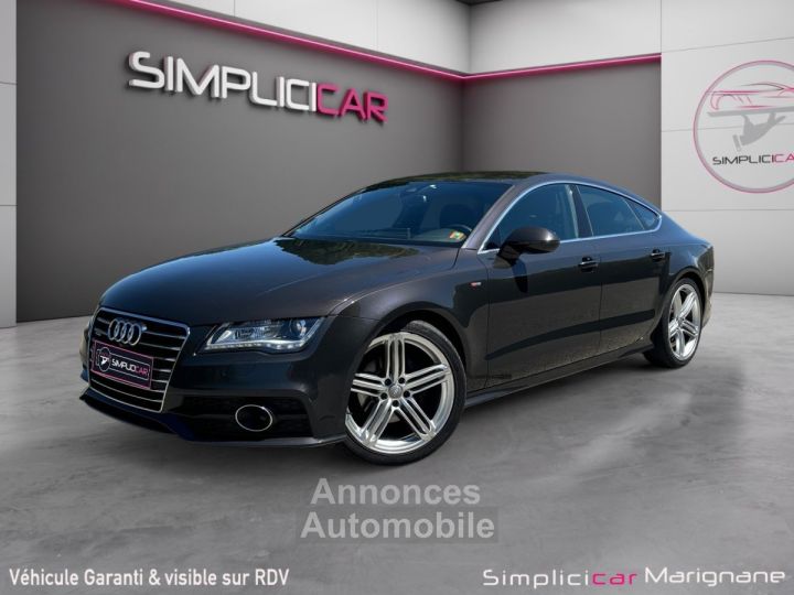 Audi A7 Sportback V6 30 TDI 204 Quattro S Line S tronic 7 *GARANTIE 12 MOIS* CAMERA AVANT AR/ ALCANTARA CHAUFFANTS / ANGLES MORTS - 4