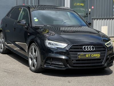 Audi A3 A3 Sportback - crédit 380 euros par mois - BVA - S line - caméra de recul - jantes Sport - volant méplat -Origine France   - 1