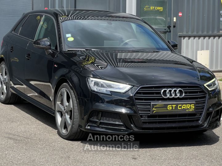 Audi A3 A3 Sportback - crédit 380 euros par mois - BVA - S line - caméra de recul - jantes Sport - volant méplat -Origine France - 1