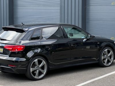 Audi A3 A3 Sportback - crédit 380 euros par mois - BVA - S line - caméra de recul - jantes Sport - volant méplat -Origine France   - 7