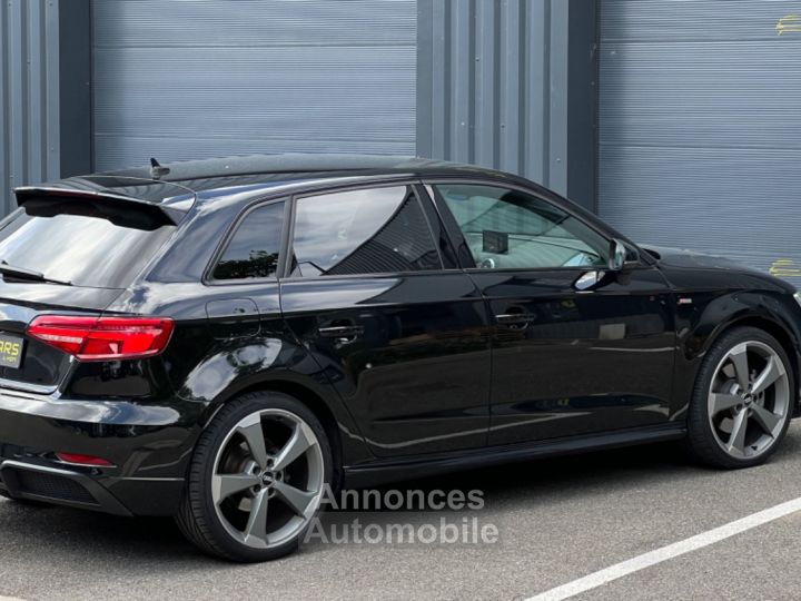 Audi A3 A3 Sportback - crédit 380 euros par mois - BVA - S line - caméra de recul - jantes Sport - volant méplat -Origine France - 7
