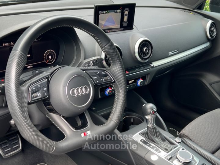 Audi A3 A3 Sportback - crédit 380 euros par mois - BVA - S line - caméra de recul - jantes Sport - volant méplat -Origine France - 10