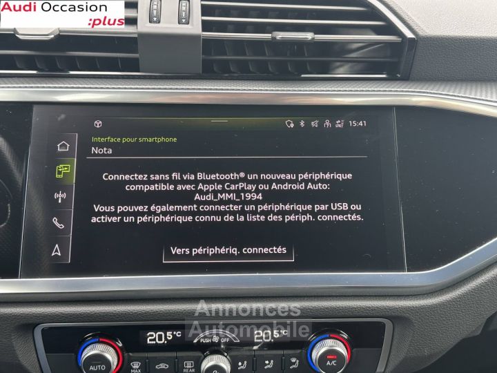 Audi Q3 45 TFSIe 245 ch S tronic 6 S line - 34