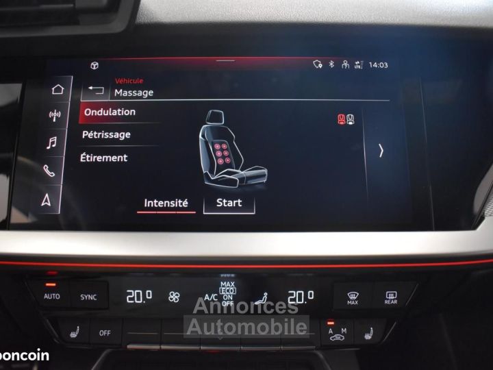 Audi A3 Sportback 40 TFSI E 204ch SIEGES MASSANTS S-LINE MATRIX LED BVA SUIVI GARANTIE 6 à 60 - 16