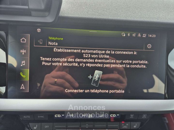 Audi A3 Sportback 40 TFSI -13000 KM--ETAT NEUF-GARANTIE - 15