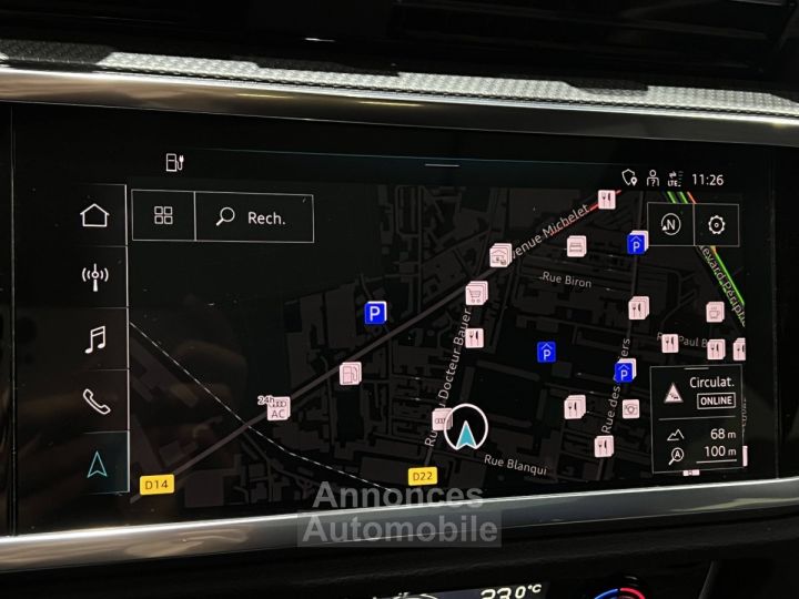 Audi Q3 Sportback 45 TFSIe  245 ch S tronic 6 S line - 39
