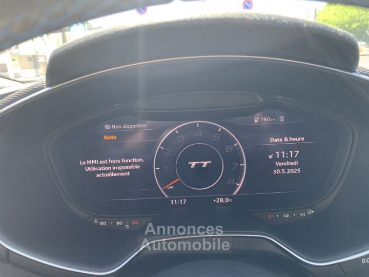 Audi TT 45 TFSI 245CH COMPETITION PLUS STRONIC 7 - 15