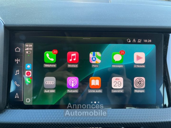 Audi A1 Sportback 30 TFSI 110 ch BVM6 S Line-CARPLAY-CAMERA DE RECUL-GARANTIE CONSTRUCTEUR - 17