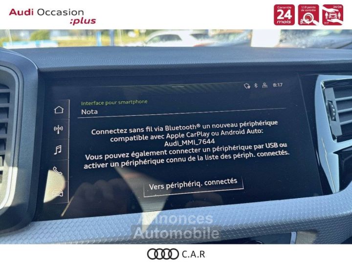 Audi A1 Sportback 30 TFSI 116 ch S tronic 7 S Line - 16