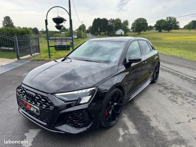 Audi RS3 sportback immatriculation francaise pas de malus 20500 kms premiere main toit ouvrant matrix rs design plus rouge hayon camera etat parfait garantie   - 1