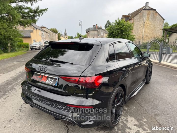 Audi RS3 sportback immatriculation francaise pas de malus 20500 kms premiere main toit ouvrant matrix rs design plus rouge hayon camera etat parfait garantie - 5