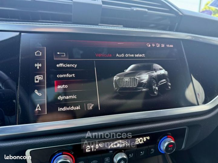 Audi Q3 Sportback 35 TFSI 150 CH S tronic EDITION %2B TOIT OUVRANT - 9