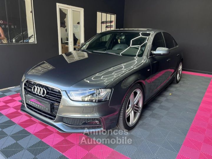 Audi A4 2L TDI 190 DPF Clean Diesel Quattro S Line S Tronic A SIEGES ELEC CHAUFFANT /TOIT OUVRANT/PALETTES/CAMERA/KEYLESS / JANTES 19 - 3