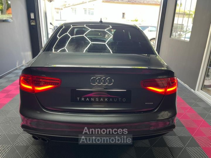 Audi A4 2L TDI 190 DPF Clean Diesel Quattro S Line S Tronic A SIEGES ELEC CHAUFFANT /TOIT OUVRANT/PALETTES/CAMERA/KEYLESS / JANTES 19 - 4