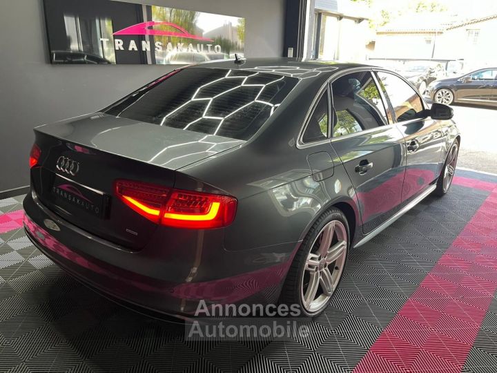 Audi A4 2L TDI 190 DPF Clean Diesel Quattro S Line S Tronic A SIEGES ELEC CHAUFFANT /TOIT OUVRANT/PALETTES/CAMERA/KEYLESS / JANTES 19 - 5